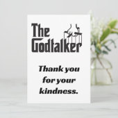 Funny Preacher Minister Pastor Parody Einladung (Stehend Vorderseite)