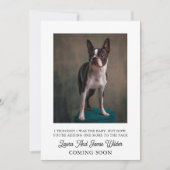 Funny Pregnancy Ankündigung (Vorderseite)