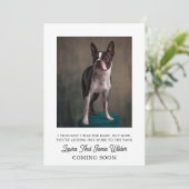 Funny Pregnancy Ankündigung (Stehend Vorderseite)