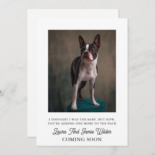 Funny Pregnancy Ankündigung (Vorne/Hinten)