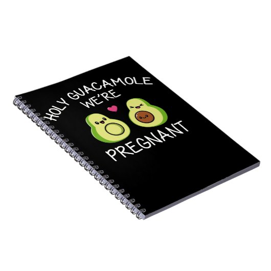 Funny Pregnancy Ankündigung Avocado Joke Notizblock (Rechte Seite)