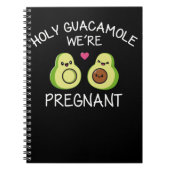 Funny Pregnancy Ankündigung Avocado Joke Notizblock (Vorderseite)