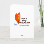 Funny Pregnancy Announcement Grußkarte Ankündigung (Rückseite)