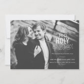 Funny Pregnancy Announction Holiday Card Karte (Vorderseite)