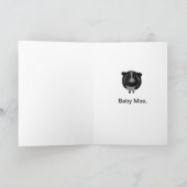 Funny Pregnancy Announctions Cards mit Kühen Ankündigung (Innenseite)