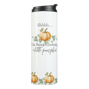 Funny Pregnancy Future Mama Pumpkin Tumbler Thermosbecher