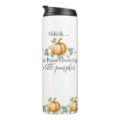 Funny Pregnancy Future Mama Pumpkin Tumbler Thermosbecher (Nach rechts gedreht)