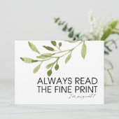 Funny Pregnancy Reveal Ich bin schwanger und habe Karte (Stehend Vorderseite)