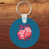 Funny Preppy 67 Valentine Six Seven Dice 6 7 Men W Schlüsselanhänger (Vorderseite)