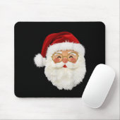 Funny Preppy Realistic Faux Yarn Santa Claus Merry Mousepad (Mit Mouse)