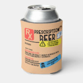 Funny Prescription Beer Can Cooler Dosenkühler (Kanne Rückseite)