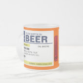 Funny Prescription Beer Tasse (Vorderseite Links)