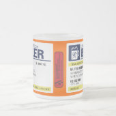 Funny Prescription Beer Tasse (Mittel)