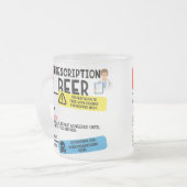 Funny Prescription Beer Tasse (Vorderseite Links)