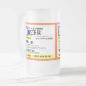 Funny Prescription Beer Tasse (Vorderseite Links)
