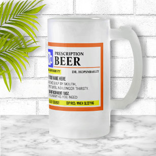 Funny Prescription Beer Tasse