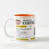 Funny Prescription Coffee Tasse (Links)