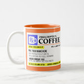 Funny Prescription Coffee Tasse (Links)