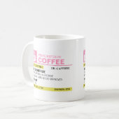Funny Prescription Coffee Tasse (Vorderseite Links)