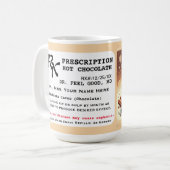 Funny Prescription Hot Chocolate Kaffeetasse (Vorderseite Links)