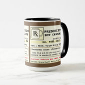 Funny Prescription Hot Chocolate Tasse (VorderseiteRechts)