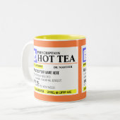 Funny Prescription Hot Tee Tasse (Vorderseite Links)