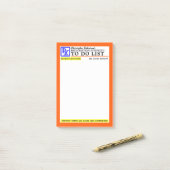 Funny Prescription Label Post-it Klebezettel (Auf Schreibtisch)