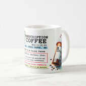 Funny Prescription Label RX Tasse (VorderseiteRechts)