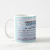 Funny Prescription RX Hospital Green Kaffeetasse (Links)