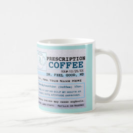 Funny Prescription RX Hospital Green Kaffeetasse