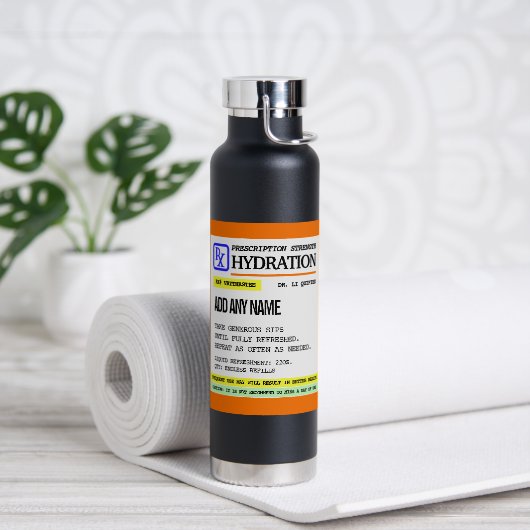 Funny Prescription Stärke Trinkflasche (Yoga)