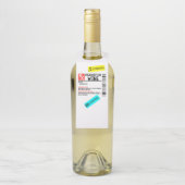 Funny Prescription Weinwarnung Personalisiert Flaschenanhänger (Auf Flasche)