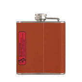 Funny Prescription Whiskey Flachmann (Rückseite)