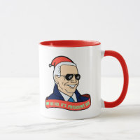 Funny President Joe Biden Weihnachtskaffee Tasse