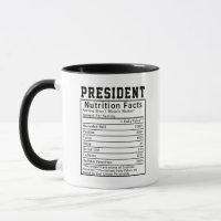Funny President Nutrition Fakten Mitarbeiter Mitar