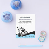 Funny Pressure Washing House Cleaning Flyer (Einzeln)