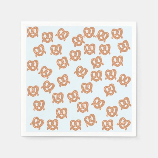 Funny Pretzel Paper Napkins Serviette (Vorderseite)