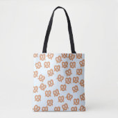 Funny Pretzel Tote Tasche (Vorderseite)
