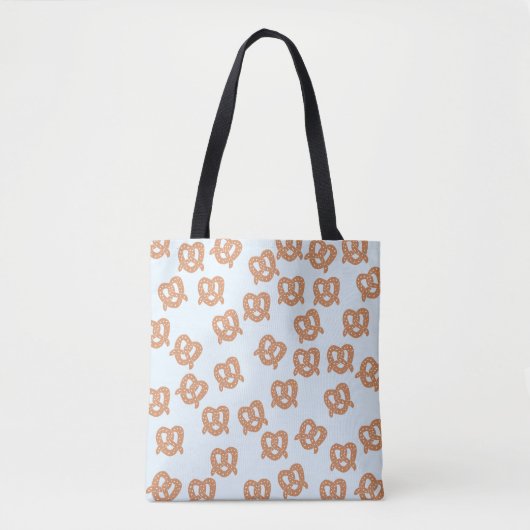 Funny Pretzel Tote Tasche (Vorderseite)