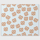 Funny Pretzel Wrapping Paper Geschenkpapier (Flach)