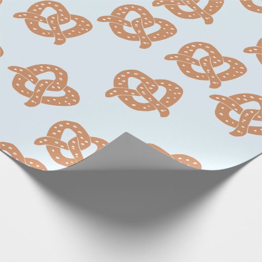 Funny Pretzel Wrapping Paper Geschenkpapier (Ecke)