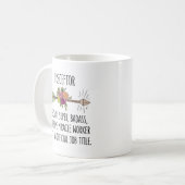 Funny Prezeptor Gift Idee Kaffeetasse (Vorderseite Links)