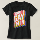 Funny Pride Sounds Gay I'm in Tank Top (Design vorne)