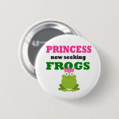 Funny Princess Button (Vorne & Hinten)