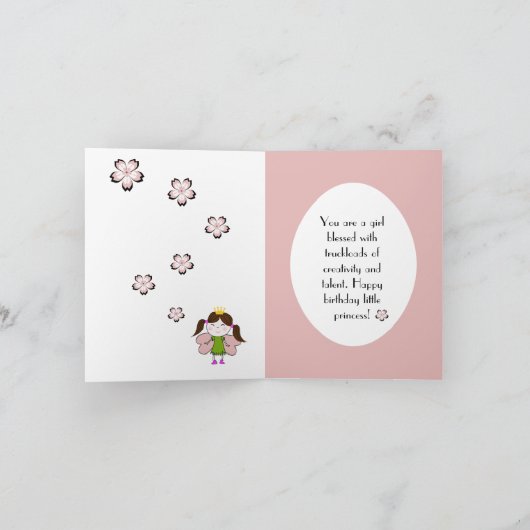 Funny Princess Feiertagskarte (Innenseite)