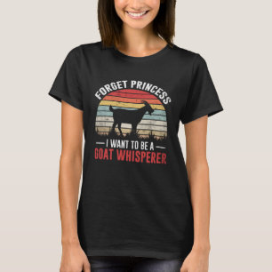 Funny Princess Goat Whisperer T-Shirt Vintager Bau