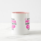 Funny Princess, Wir können nicht alle Prinzessin s Zweifarbige Tasse (Mittel)