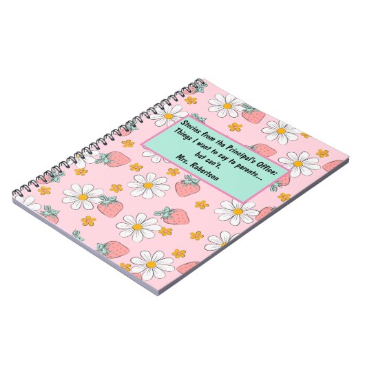 Funny Principal Notebook Dinge, die ich wollte zu  Notizblock (Linke Seite)