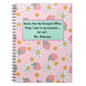 Funny Principal Notebook Dinge, die ich wollte zu  Notizblock (Vorderseite)