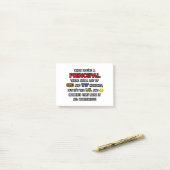 Funny Principal ... OMG WTF LOL Post-it Klebezettel (Auf Schreibtisch)